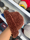 کلاه باکت دستبافت قهوهای مینیمال | Handmade Bucket Hat