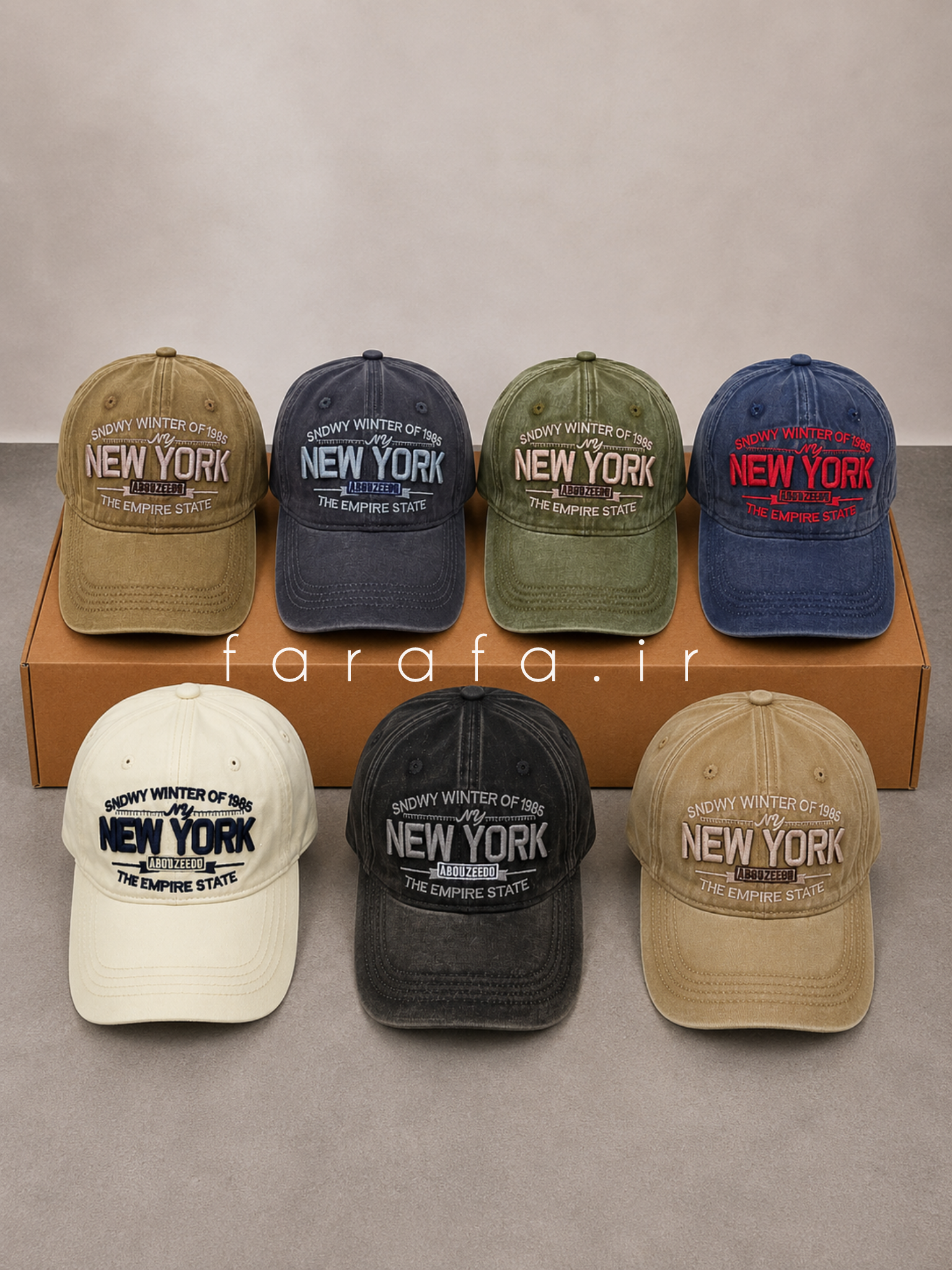 کلاه بیسبالی new york اورجینال وارداتی اسپرت - دارای بند قابل تنظیم سایز