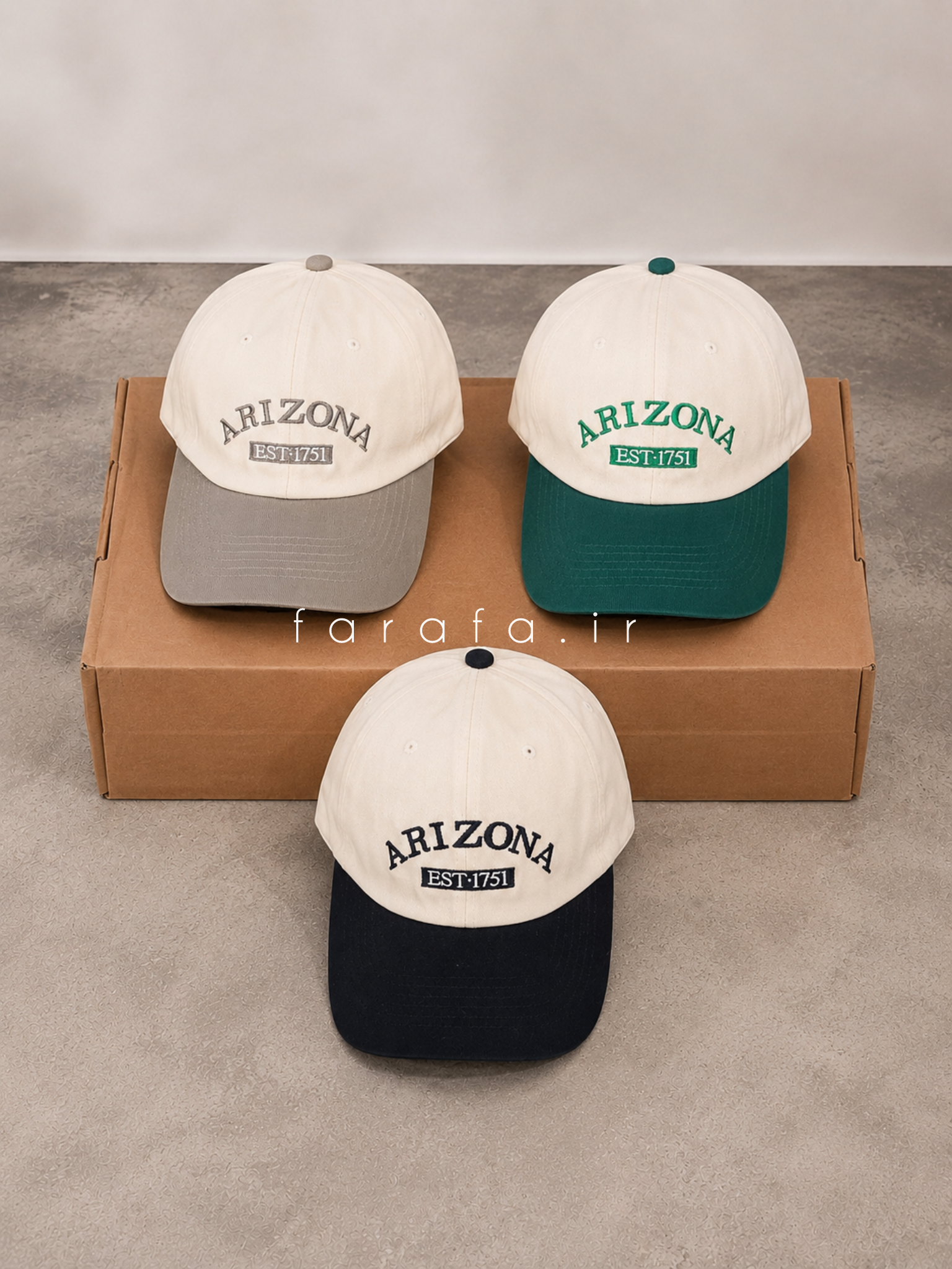 کلاه بیسبالی arizona  اورجینال وارداتی اسپرت دارای باند عرقگیر