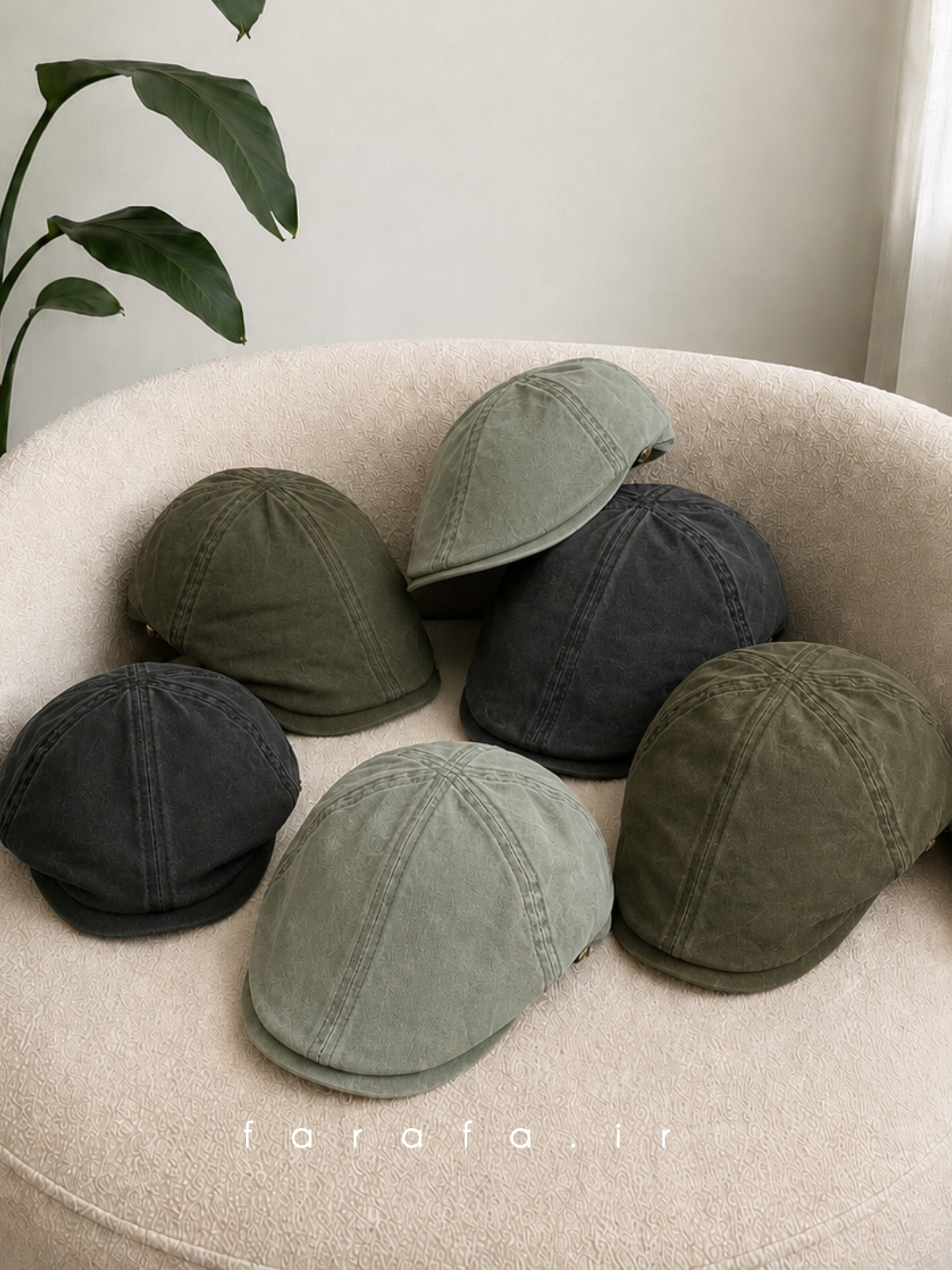 کلاه باراتا یا  Flat Cap (فلت کپ / برت انگلیسی) وارداتی- اسپرت - در ۳ رنگ جذاب